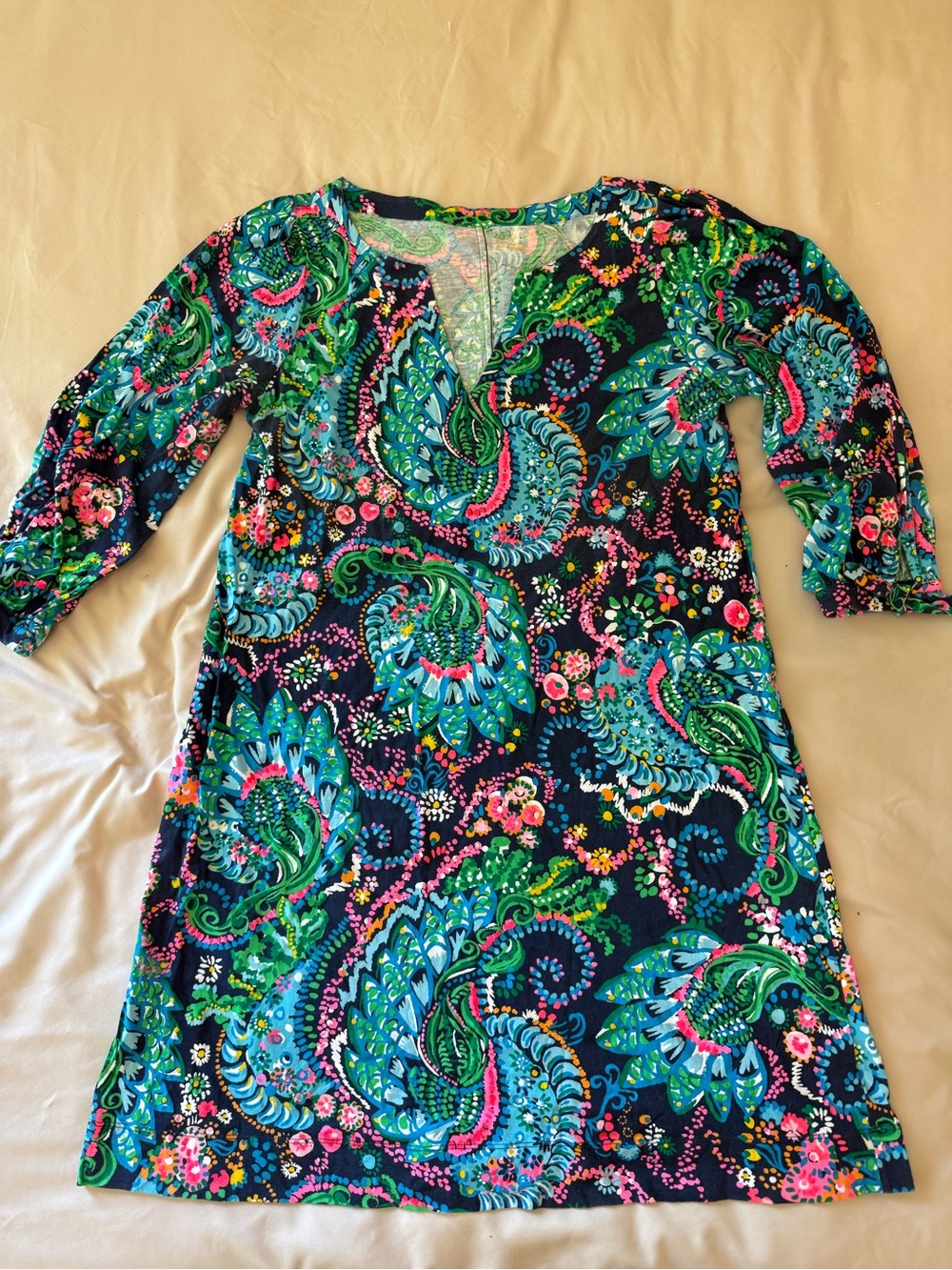 Lilly Pulitzer Cath 3/4 sleeve dress